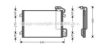 AVA QUALITY COOLING RTA5273 Condenser, air conditioning